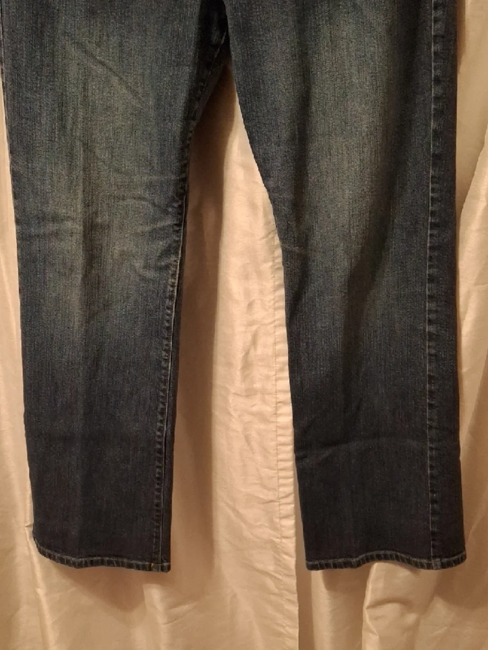 Lands' End Straight-Leg Blue Denim Jeans